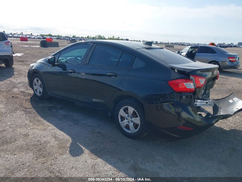 2016 Chevrolet Cruze Ls Auto VIN: 1G1BC5SM3G7256396 Lot: 39343254