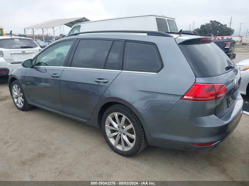 2016 VOLKSWAGEN GOLF SPORTWAGEN TSI SE 4-DOOR - 3VWC17AU7GM518180
