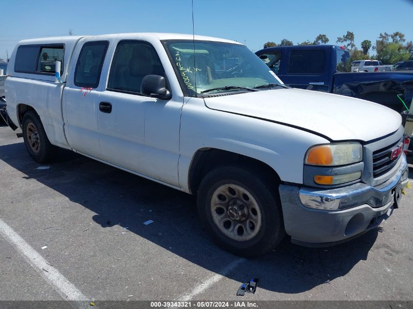 2005 GMC Sierra 1500 Work Truck VIN: 1GTEC19X65Z237792 Lot: 39343321