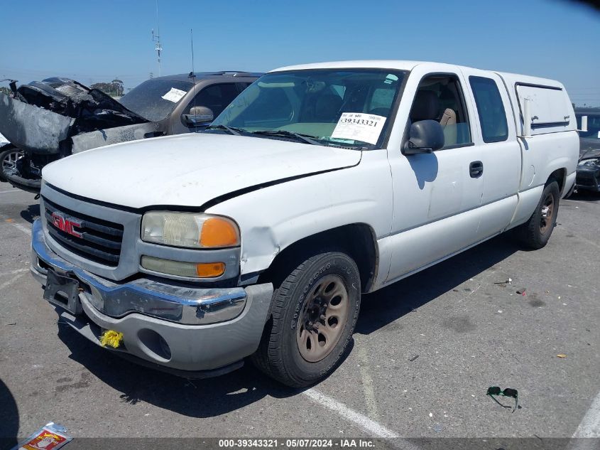 2005 GMC Sierra 1500 Work Truck VIN: 1GTEC19X65Z237792 Lot: 39343321