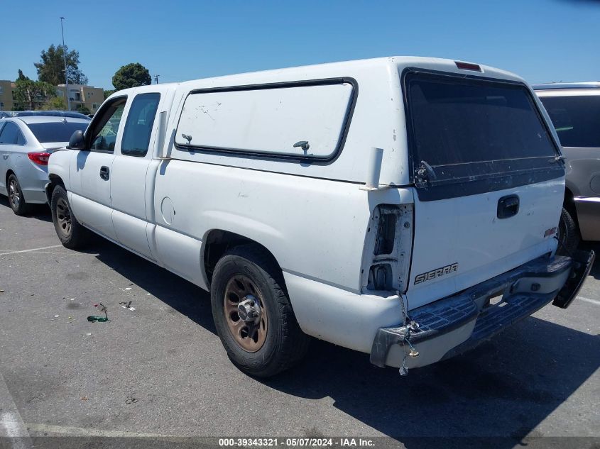 2005 GMC Sierra 1500 Work Truck VIN: 1GTEC19X65Z237792 Lot: 39343321