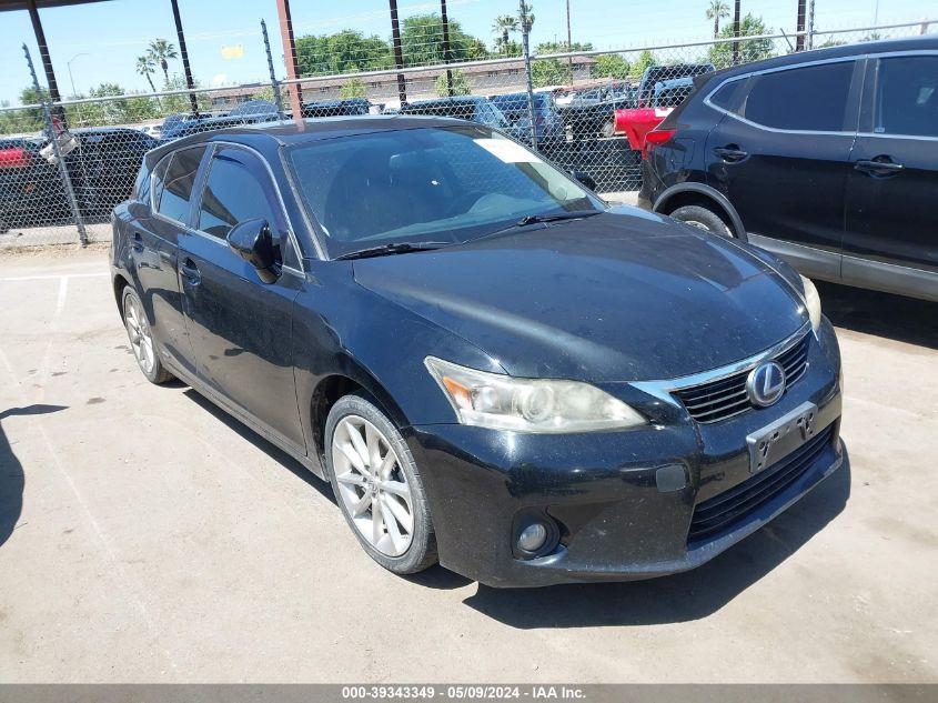 2012 Lexus Ct 200H Premium VIN: JTHKD5BH6C2081557 Lot: 39343349