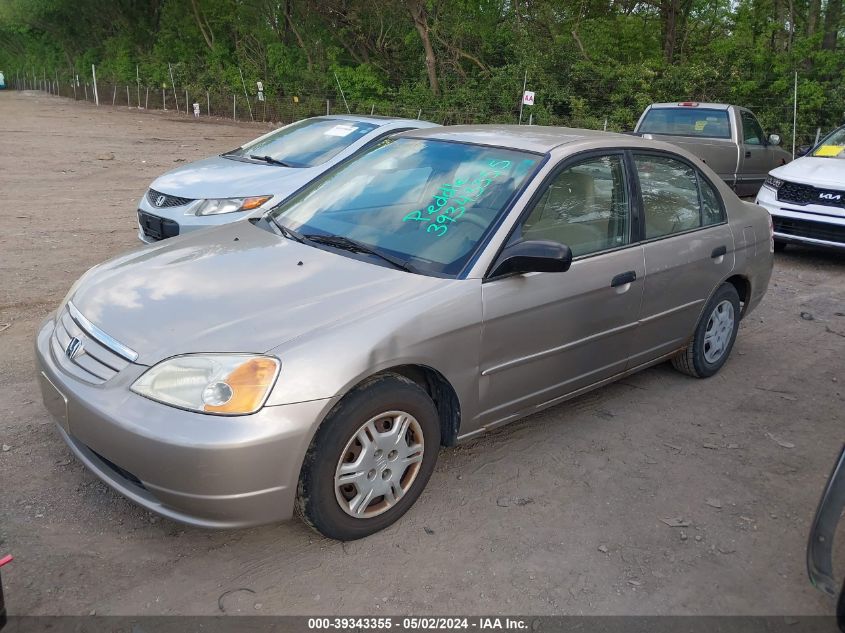 JHMES16551S010732 | 2001 HONDA CIVIC