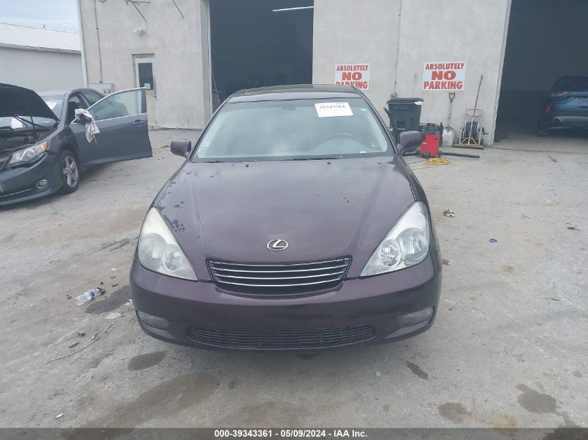 2004 Lexus Es 330 VIN: JTHBA30G440011091 Lot: 39343361