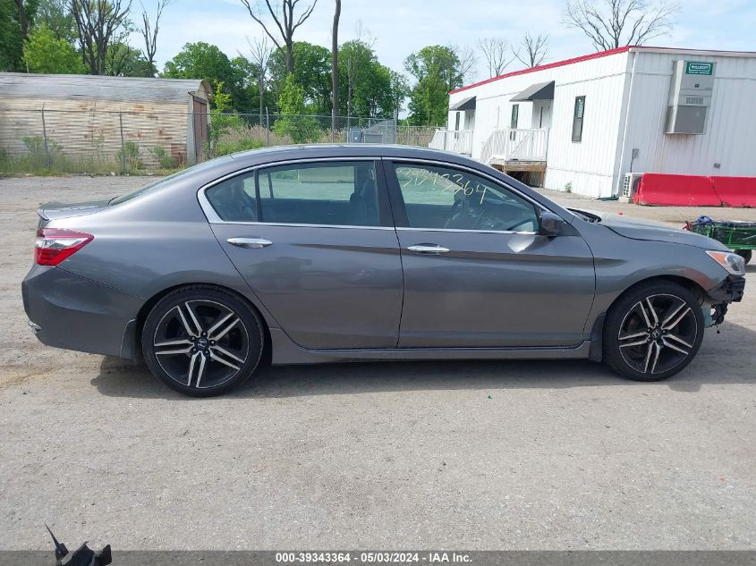 2017 Honda Accord Sport VIN: 1HGCR2F52HA016080 Lot: 39343364