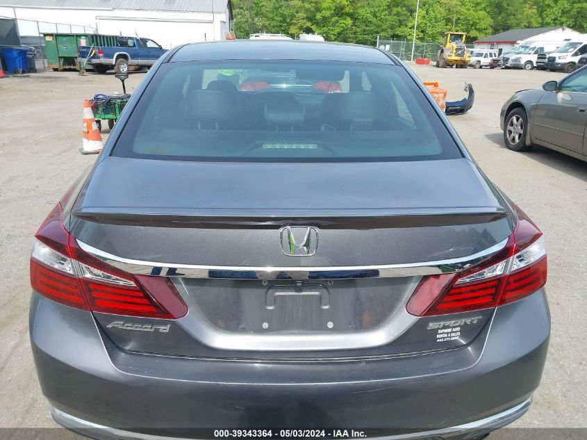 2017 Honda Accord Sport VIN: 1HGCR2F52HA016080 Lot: 39343364