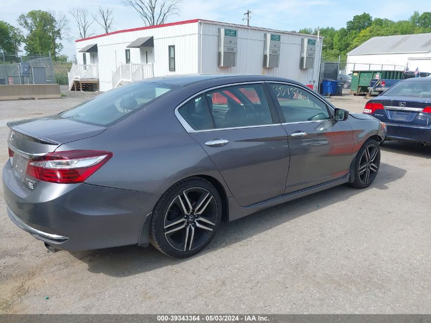 2017 Honda Accord Sport VIN: 1HGCR2F52HA016080 Lot: 39343364