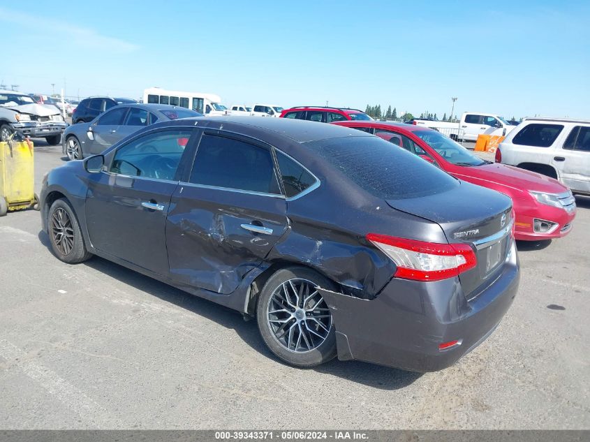 2014 Nissan Sentra Sv VIN: 3N1AB7AP3EL618249 Lot: 39343371