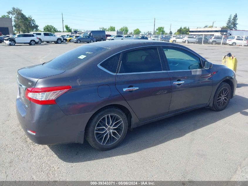 2014 Nissan Sentra Sv VIN: 3N1AB7AP3EL618249 Lot: 39343371