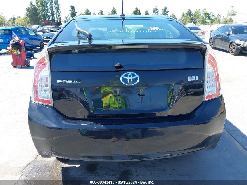 2015 Toyota Prius Three VIN: JTDKN3DU4F0428378 Lot: 39343413