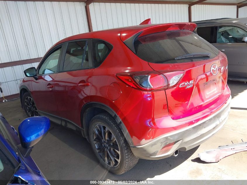 2016 Mazda Cx-5 Grand Touring VIN: JM3KE4DY4G0772990 Lot: 39343473