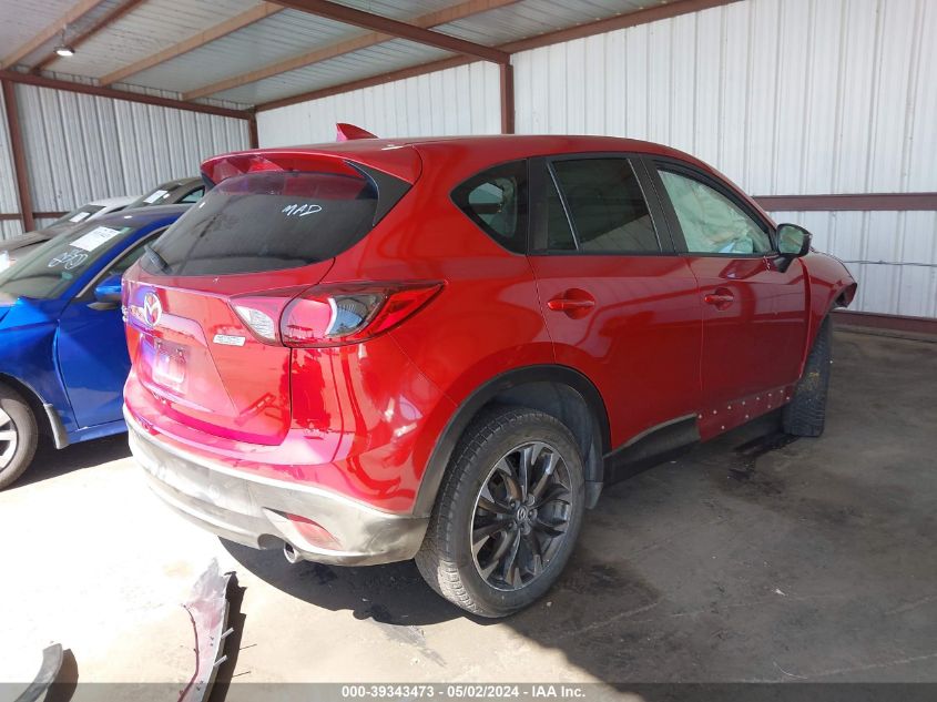 2016 Mazda Cx-5 Grand Touring VIN: JM3KE4DY4G0772990 Lot: 39343473