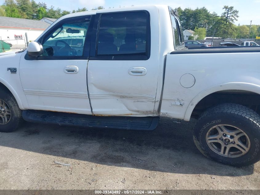 2002 Ford F-150 Lariat/Xlt VIN: 1FTRW08612KD47424 Lot: 39343492