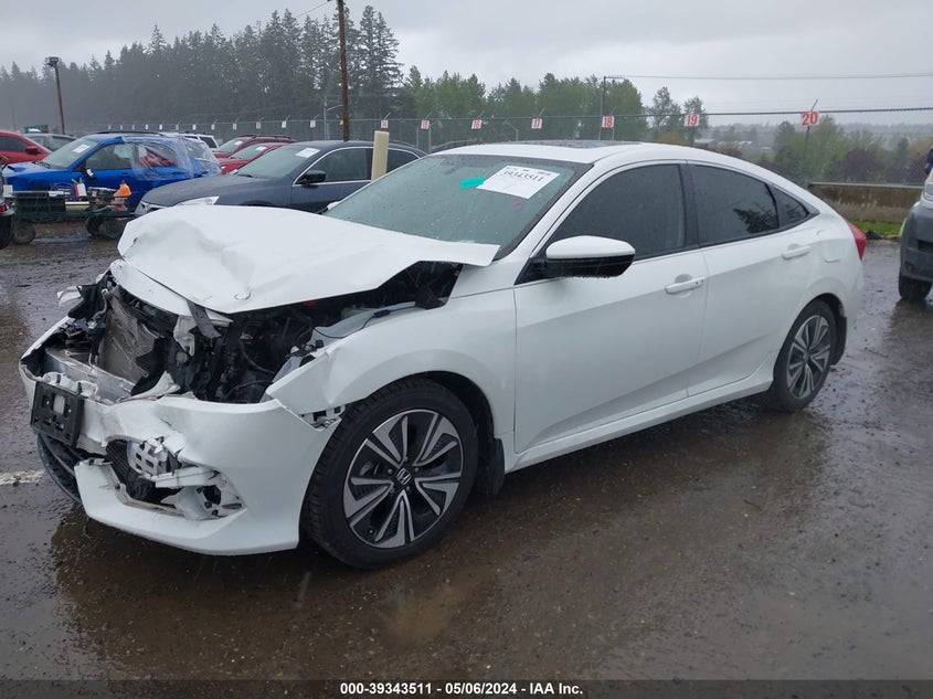 VIN JHMFC1F79JX001943 2018 HONDA CIVIC EXL