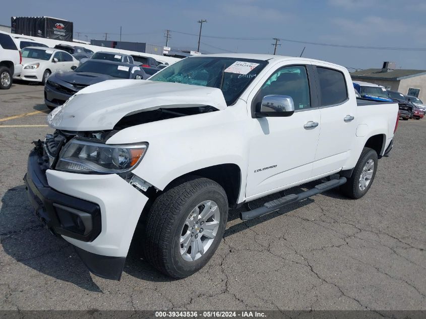 2021 Chevrolet Colorado 2Wd Short Box Lt VIN: 1GCGSCEN4M1288720 Lot: 39343536