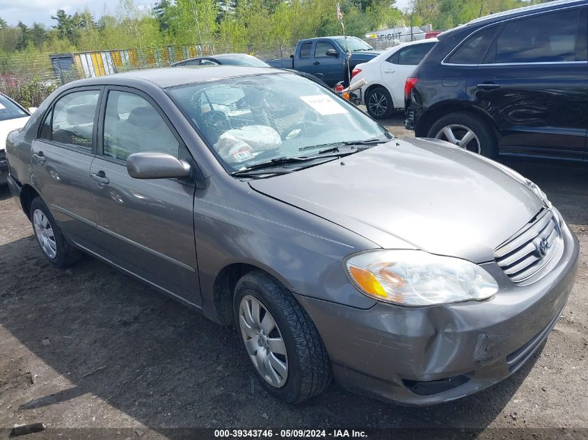 2004 Toyota Corolla Le VIN: 2T1BR32E64C191394 Lot: 39343746