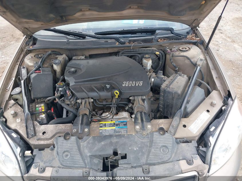 2006 Chevrolet Impala Lt VIN: 2G1WT58K969345801 Lot: 39343976