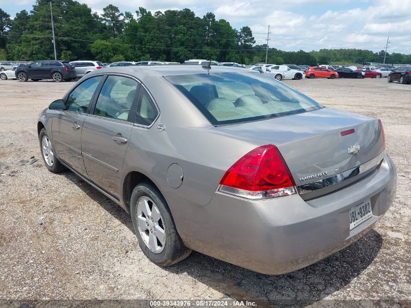 2006 Chevrolet Impala Lt VIN: 2G1WT58K969345801 Lot: 39343976