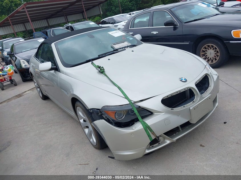 2005 BMW 645Ci VIN: WBAEK73415B326860 Lot: 39344030