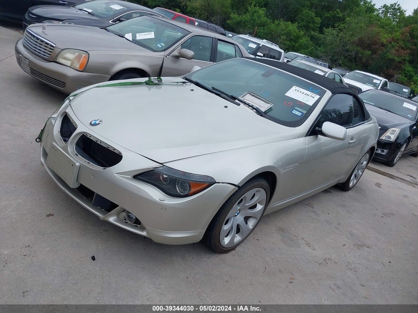 2005 BMW 645Ci VIN: WBAEK73415B326860 Lot: 39344030