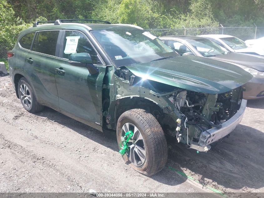 2023 TOYOTA HIGHLANDER HYBRID XLE - 5TDKBRCH9PS567615