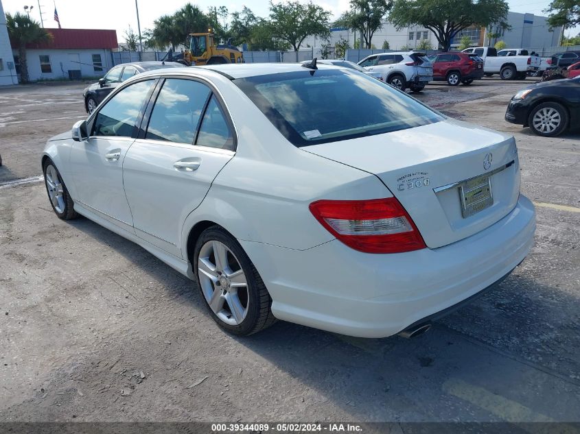 WDDGF8BB5BR184169 | 2011 MERCEDES-BENZ C 300