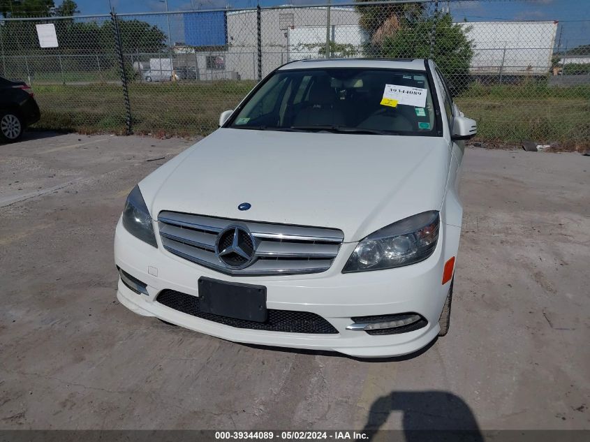 WDDGF8BB5BR184169 | 2011 MERCEDES-BENZ C 300