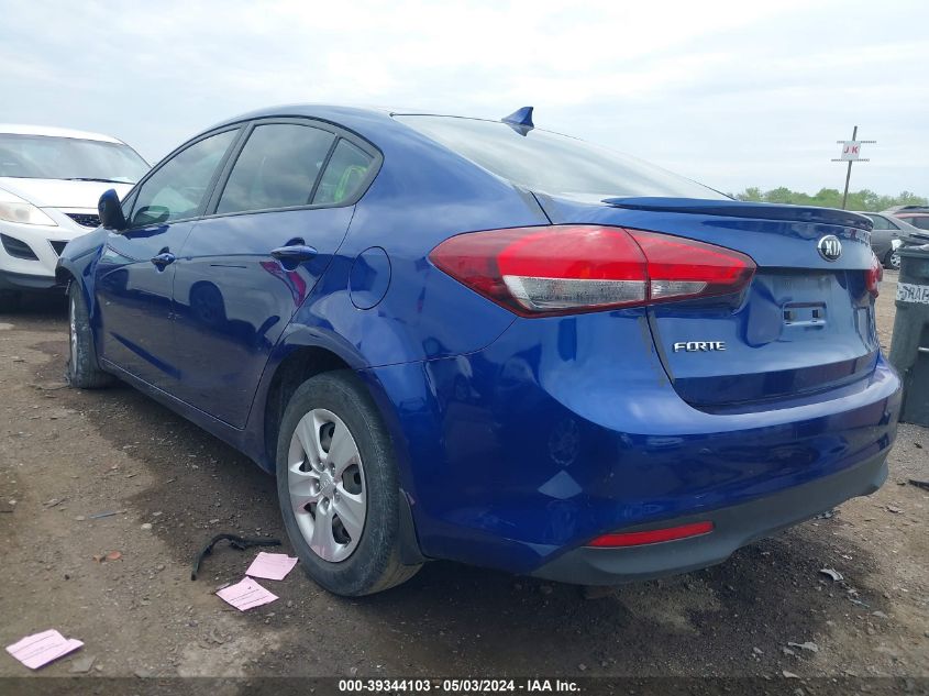 2017 Kia Forte Lx VIN: 3KPFK4A76HE135798 Lot: 39344103