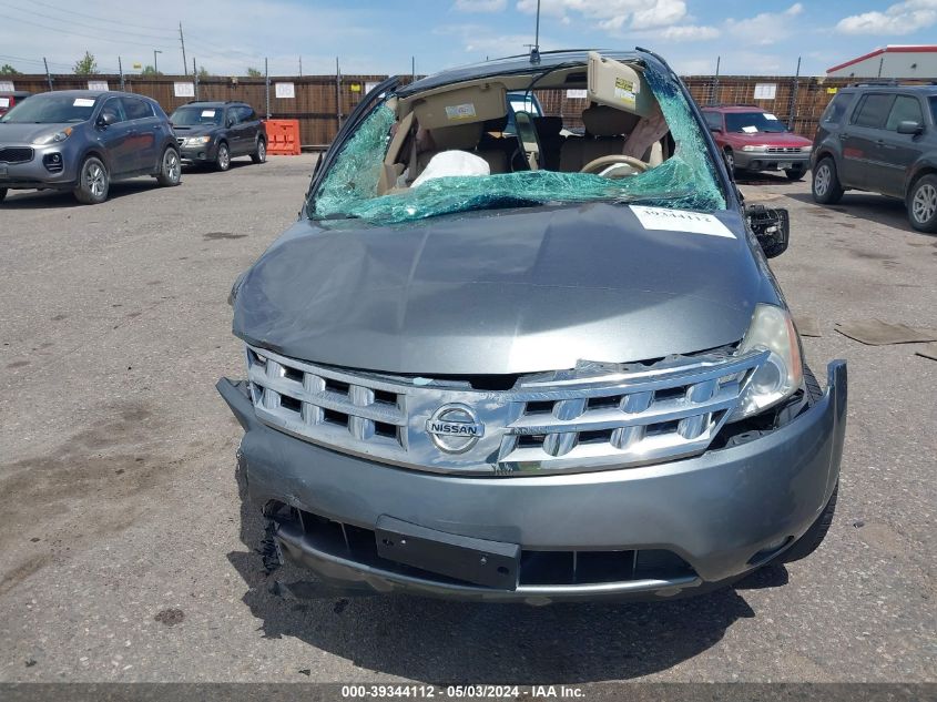 2005 Nissan Murano Sl VIN: JN8AZ08W65W420793 Lot: 39344112