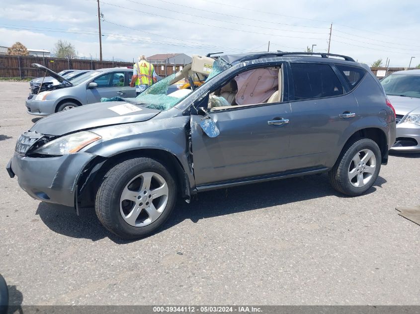 2005 Nissan Murano Sl VIN: JN8AZ08W65W420793 Lot: 39344112