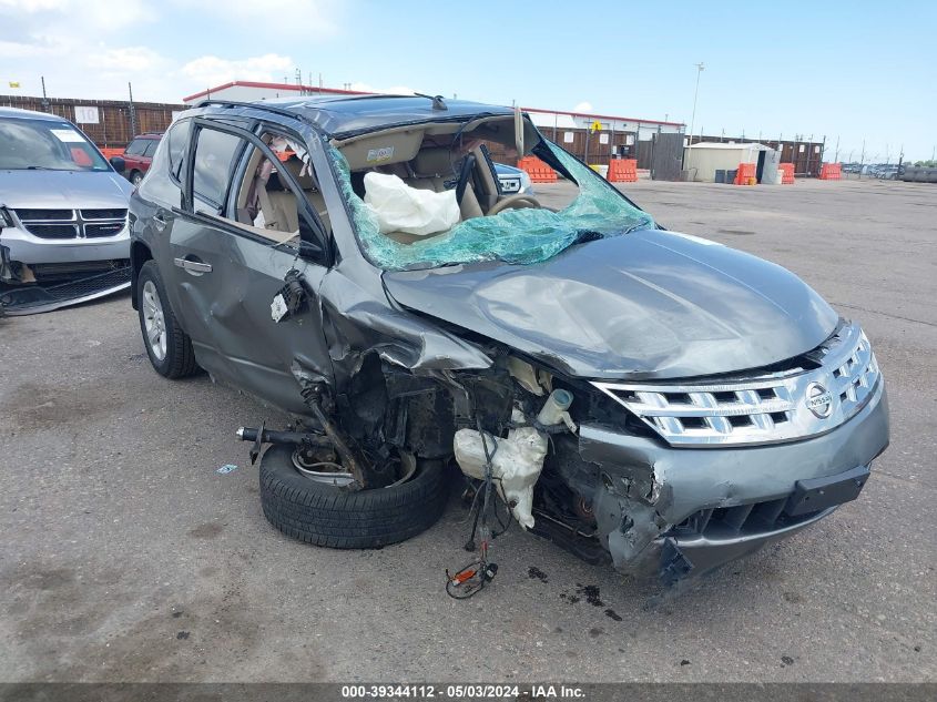 2005 Nissan Murano Sl VIN: JN8AZ08W65W420793 Lot: 39344112