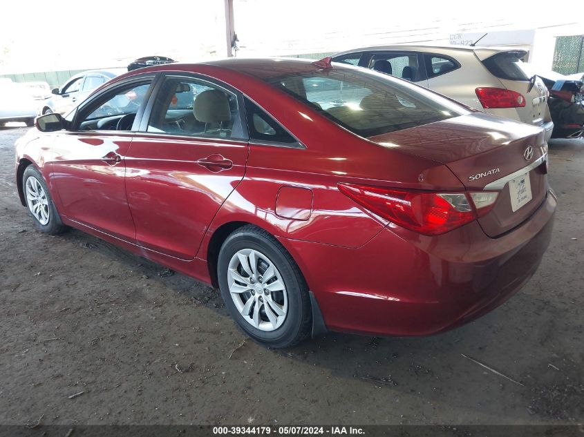 2013 Hyundai Sonata Gls VIN: 5NPEB4AC9DH524692 Lot: 39344179