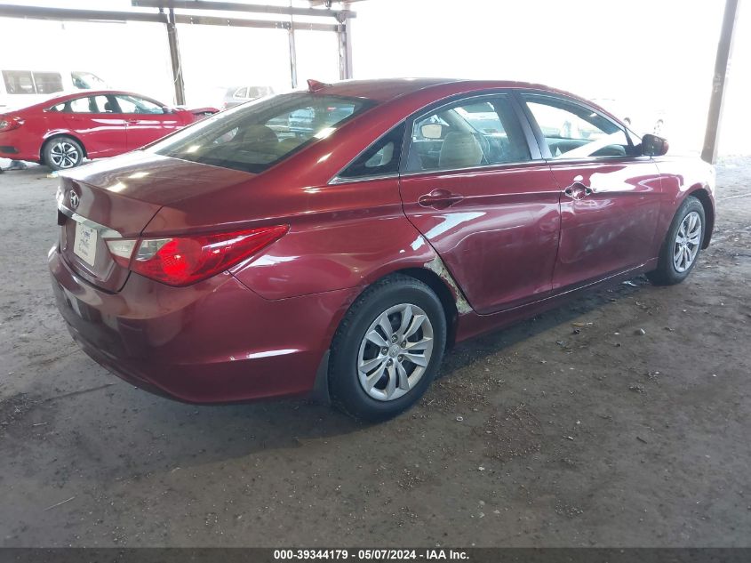 2013 Hyundai Sonata Gls VIN: 5NPEB4AC9DH524692 Lot: 39344179