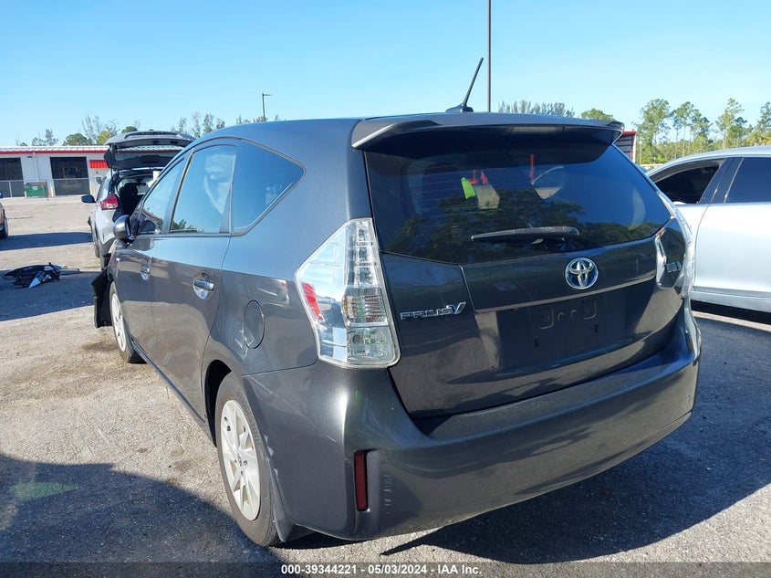 2014 Toyota Prius V Five/Three/Two VIN: JTDZN3EU1E3335926 Lot: 39344221
