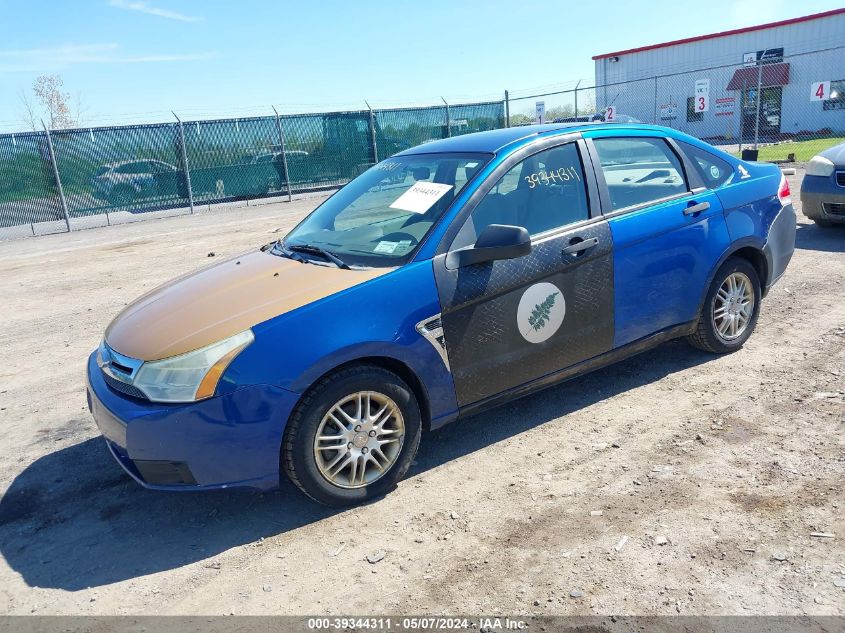 2008 Ford Focus Se/Ses VIN: 1FAHP35N48W181073 Lot: 39344311