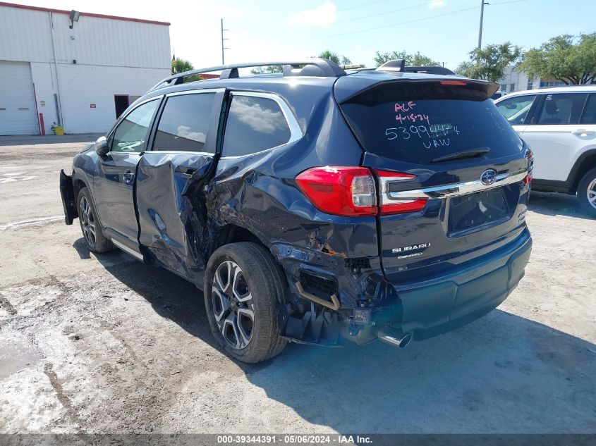 2023 Subaru Ascent Limited 7-Passenger VIN: 4S4WMAUD3P3461781 Lot: 39344391