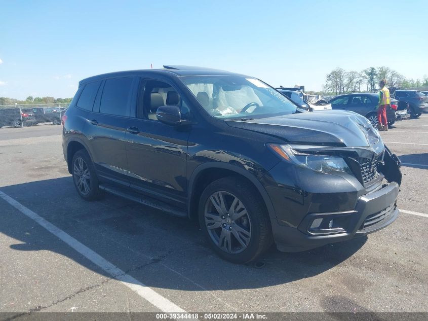 2020 Honda Passport Awd Ex-L VIN: 5FNYF8H51LB014303 Lot: 39344418