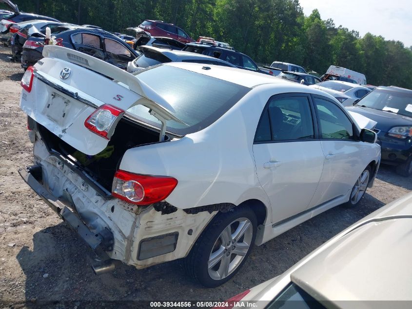 2013 Toyota Corolla L/Le/Le Special Edition/S/S Special Edition VIN: 5YFBU4EE2DP128387 Lot: 39344556