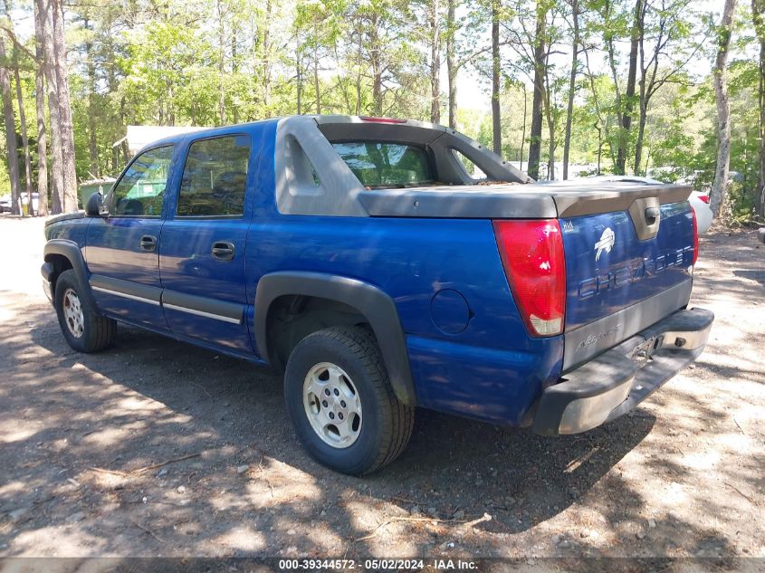 3GNEC12T84G145015 | 2004 CHEVROLET AVALANCHE 1500