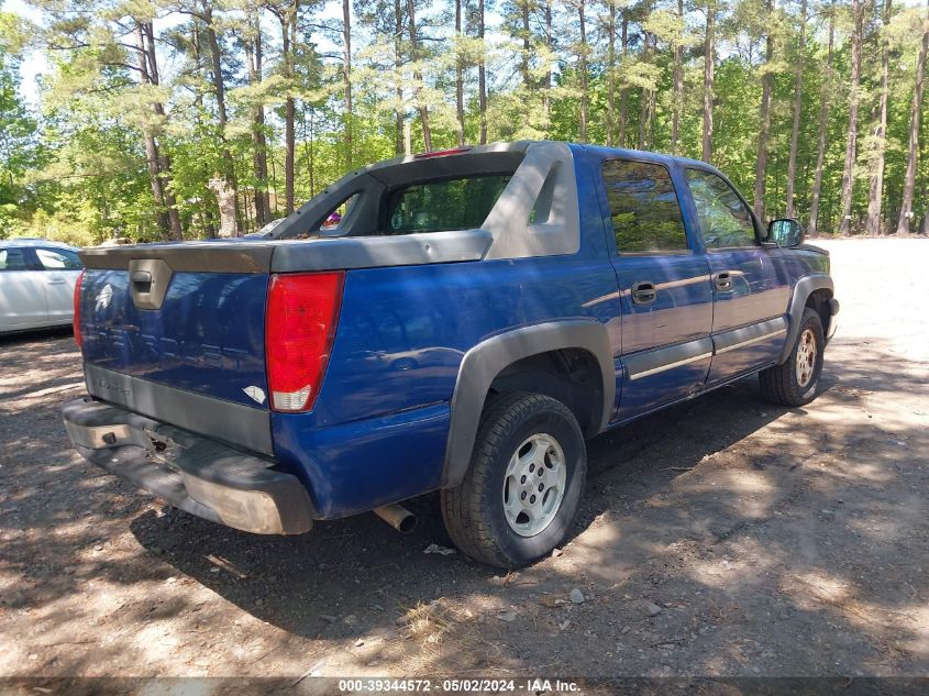 3GNEC12T84G145015 | 2004 CHEVROLET AVALANCHE 1500