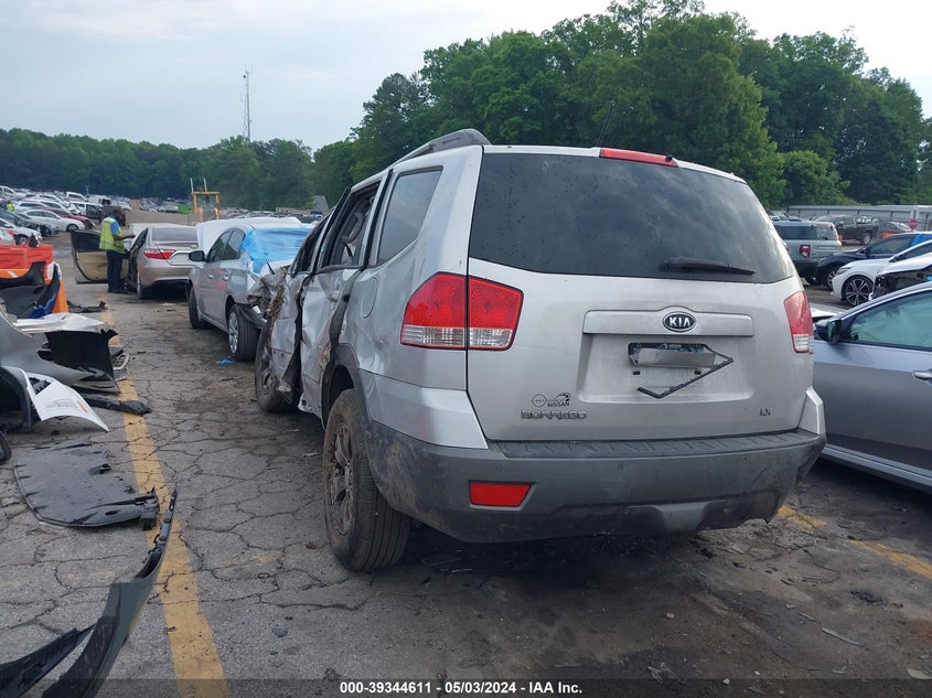 2009 Kia Borrego Lx VIN: KNDJJ741095031536 Lot: 39344611