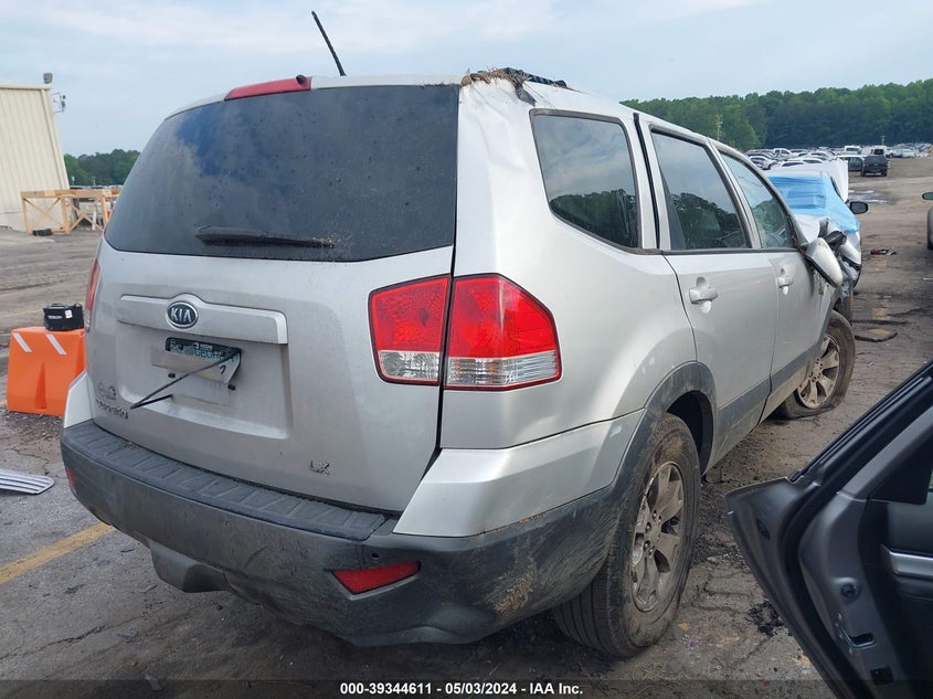 2009 Kia Borrego Lx VIN: KNDJJ741095031536 Lot: 39344611