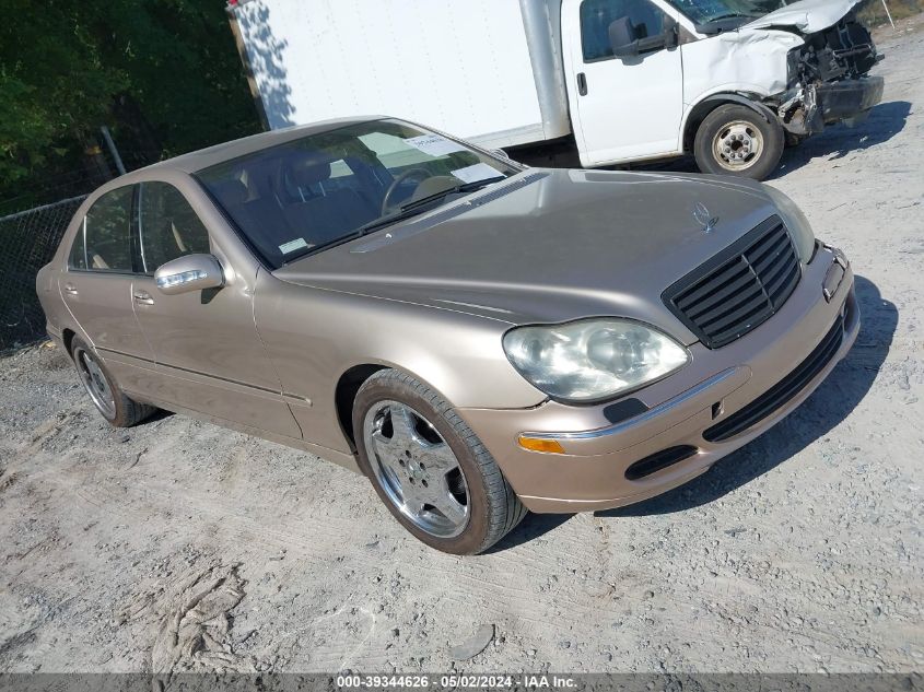 WDBNG75J93A361672 | 2003 MERCEDES-BENZ S 500