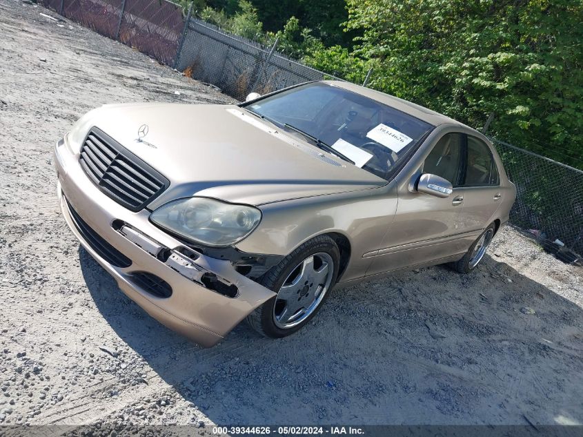 WDBNG75J93A361672 | 2003 MERCEDES-BENZ S 500