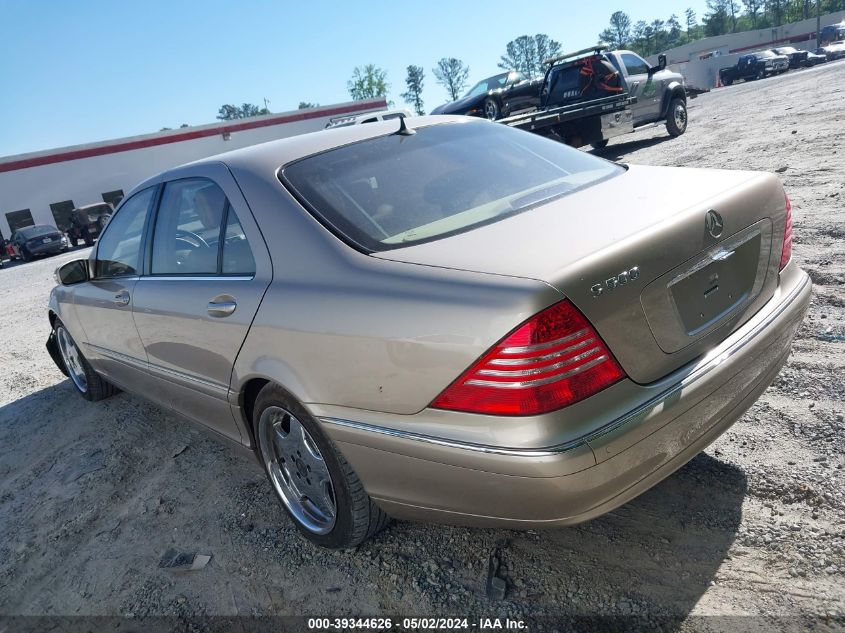 WDBNG75J93A361672 | 2003 MERCEDES-BENZ S 500