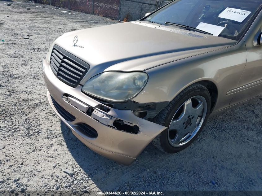 WDBNG75J93A361672 | 2003 MERCEDES-BENZ S 500