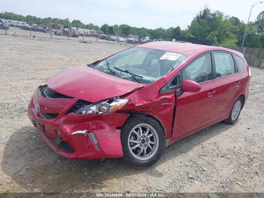 2012 Toyota Prius V Five/Three/Two VIN: JTDZN3EU5C3163073 Lot: 39344696