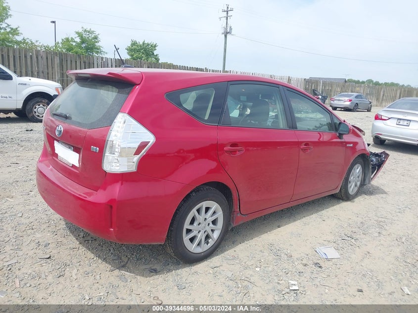 2012 Toyota Prius V Five/Three/Two VIN: JTDZN3EU5C3163073 Lot: 39344696