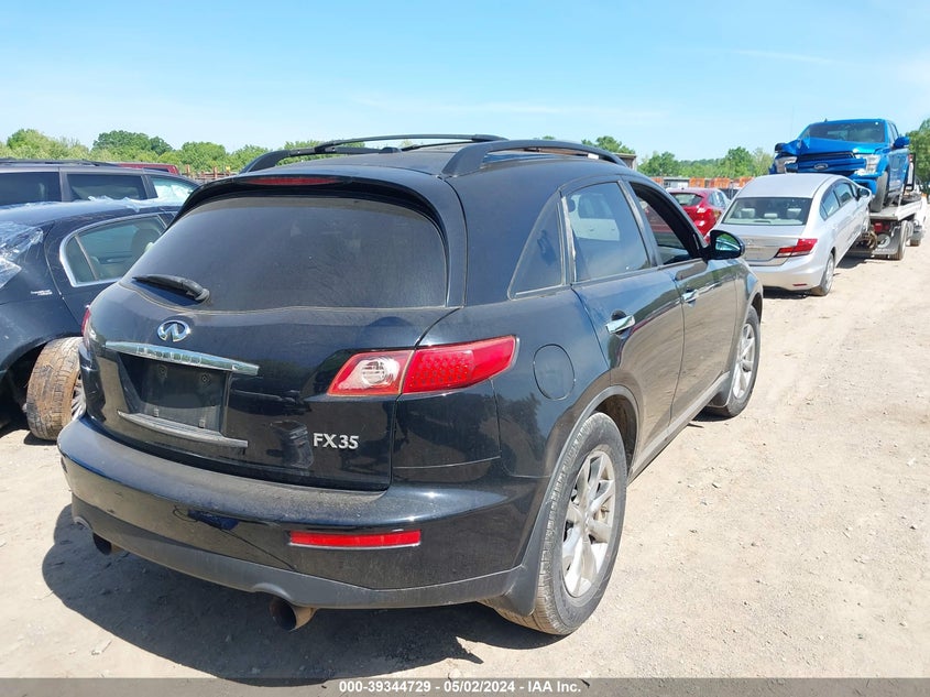2008 Infiniti Fx35 VIN: JNRAS08W38X205578 Lot: 39344729