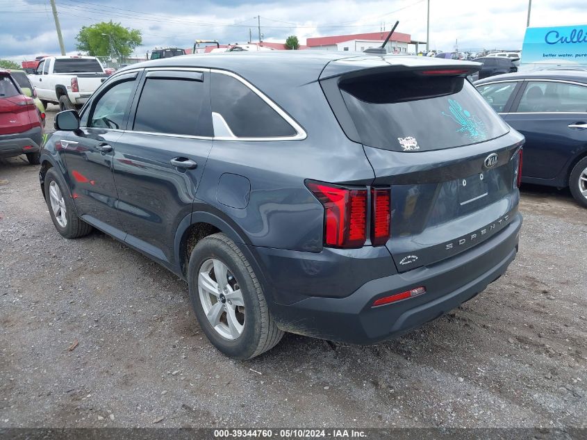 2021 Kia Sorento Lx VIN: 5XYRG4LC8MG021727 Lot: 39344760